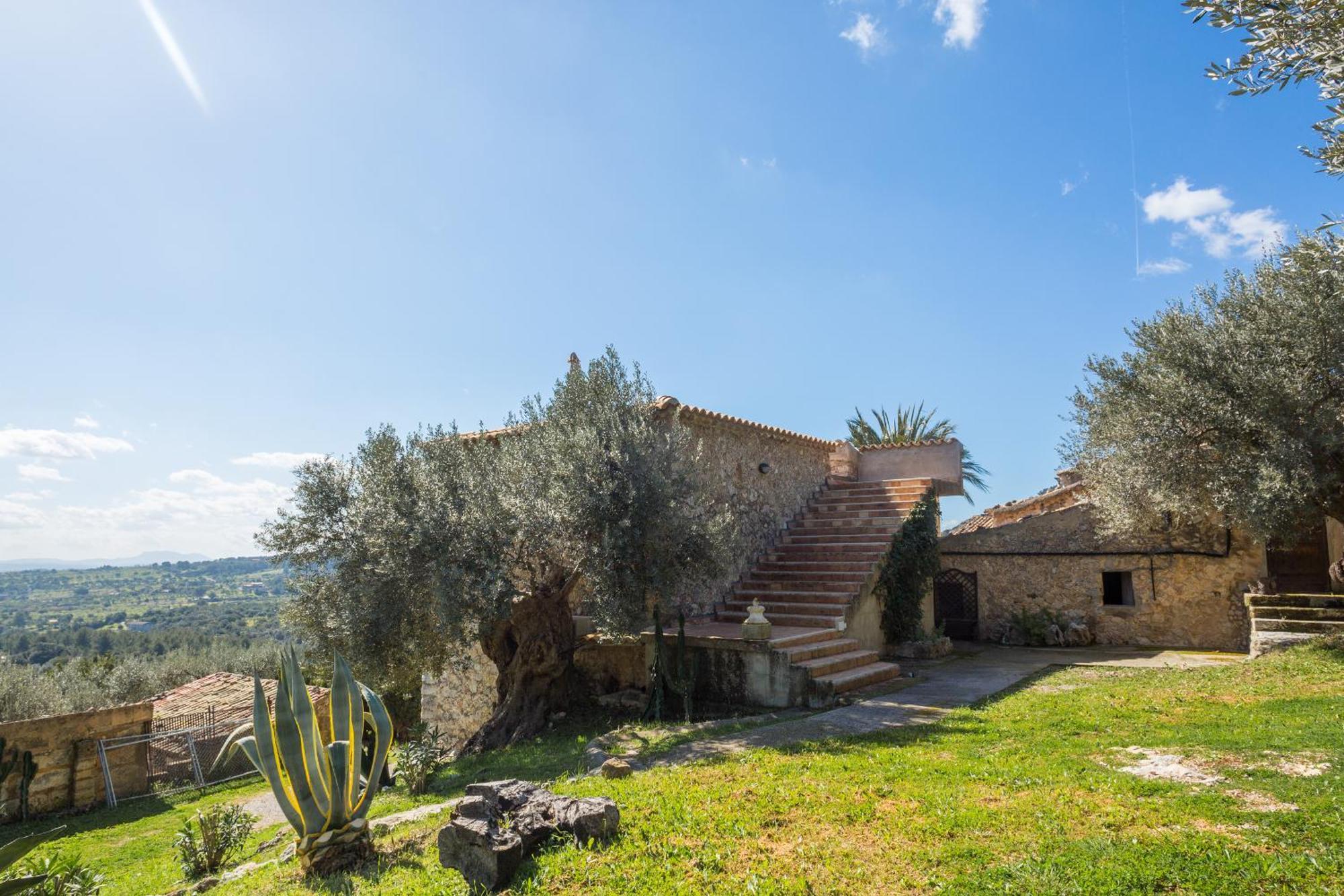 Finca Es Castell Binibona Exterior foto
